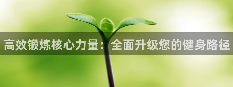 征途国际娱乐首页网站大全:高效锻炼核心力量:全面升级您的健身